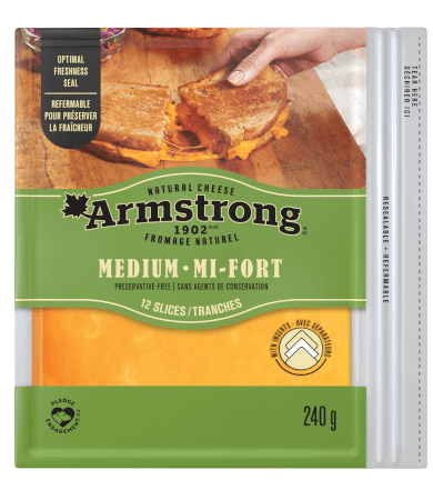 Armstrong medium cheese slice 240 g