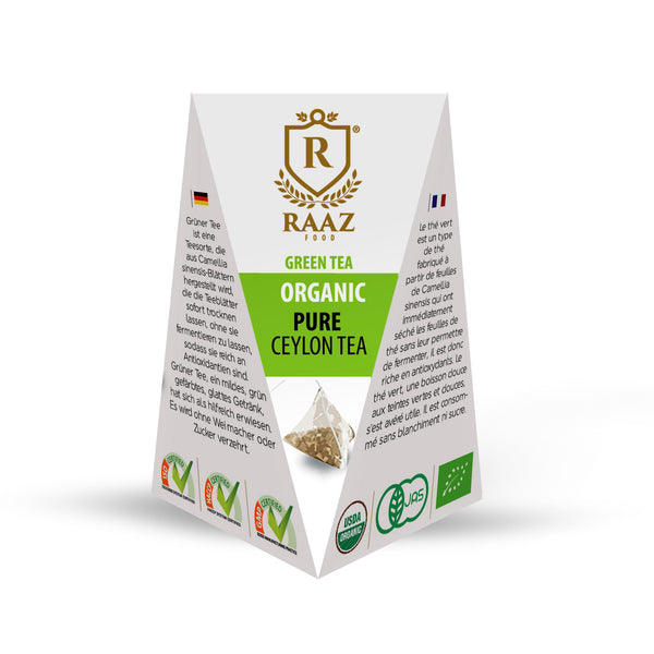 Green Tea 30 Organic Pyramid Tea bags