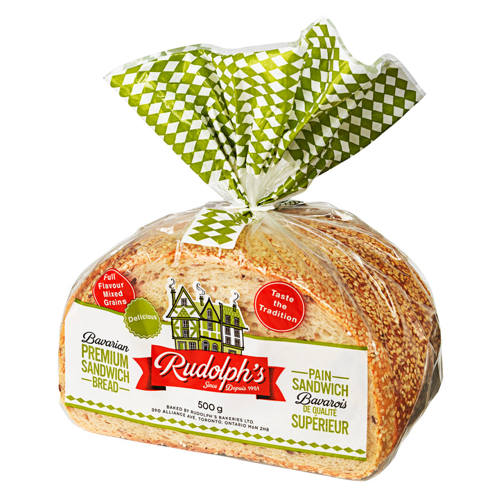 Rudolph's bavarian premium sandwich sourdough bread 500g