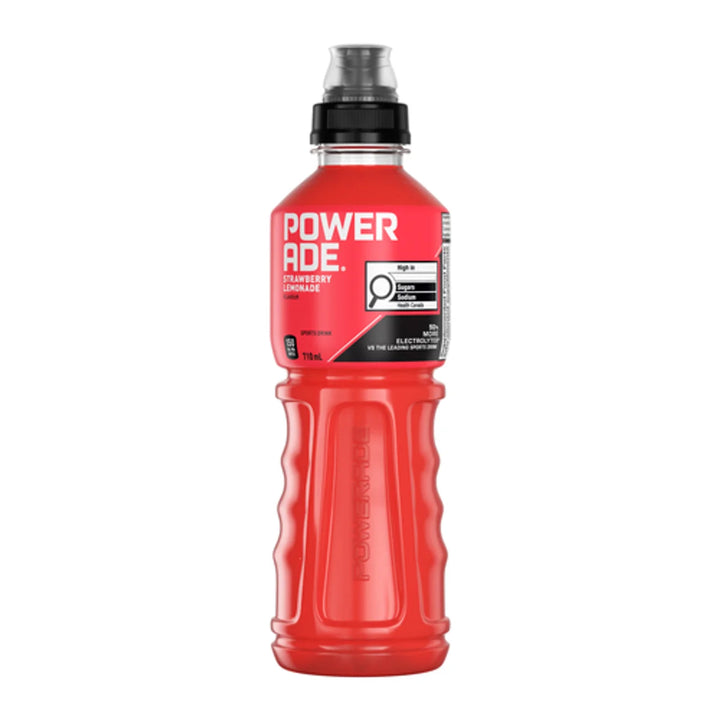Powerade sports drink strawberry lemonade 710 ml