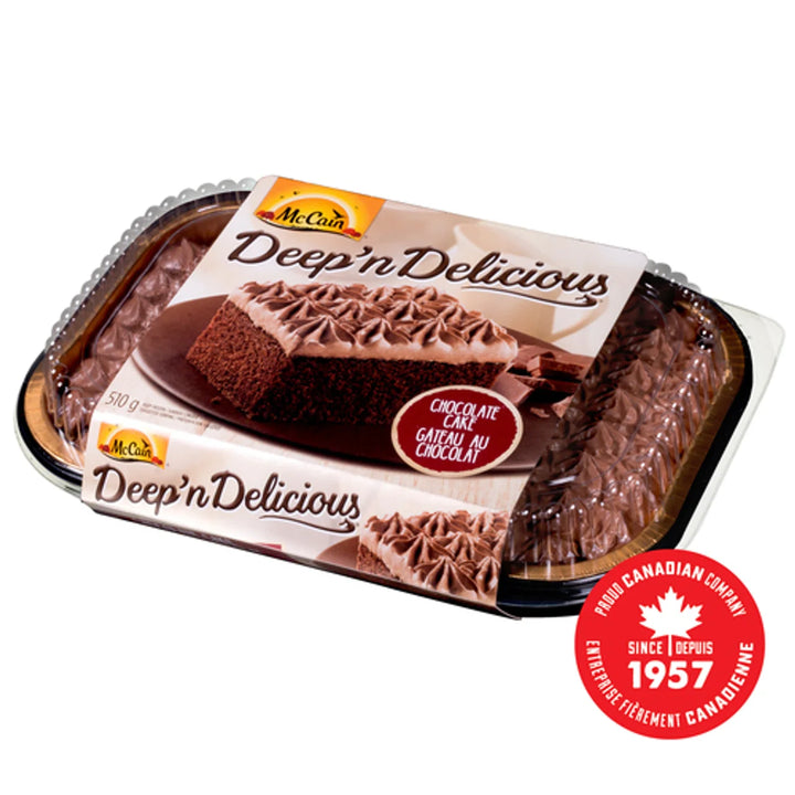 mccain deep and delicious cake 510g