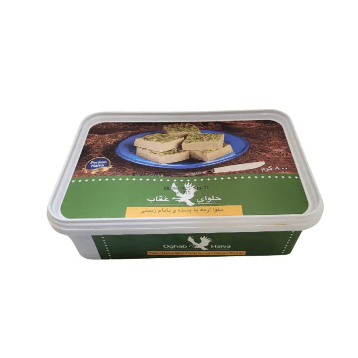 Oghab halva with pistachio and peanut topper  800g