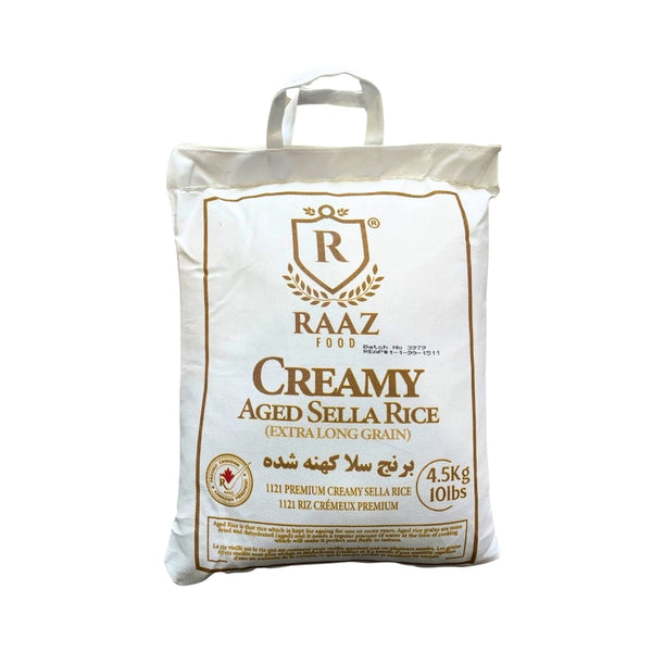 Raaz Creamy Aged Sella Rice 10lb