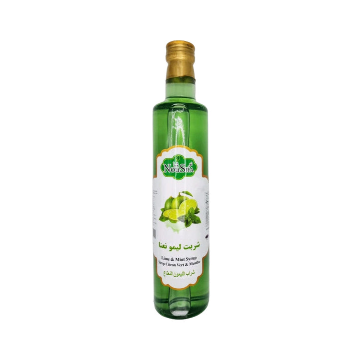 Nousha-Lime & Mint Syrup (Sharbat Limoo Nana) 500g