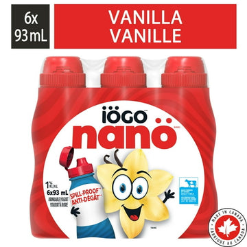 iÖGO nanö Drinkable Vanilla Yogurt 1%, 93ML