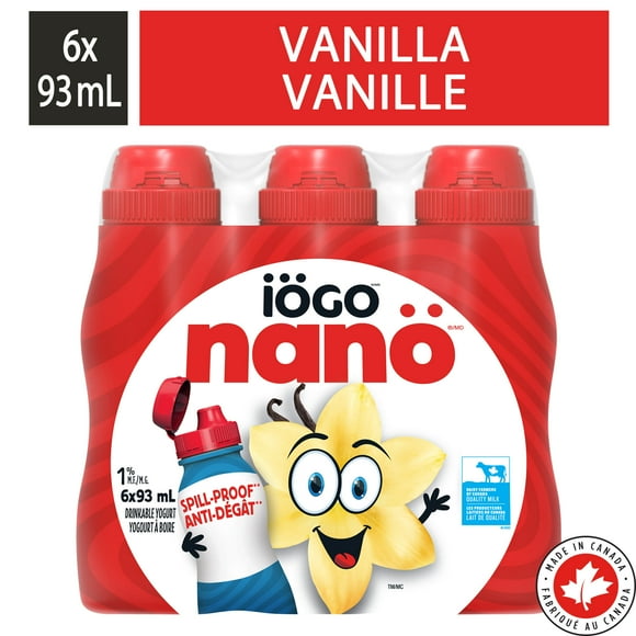 iÖGO nanö Drinkable Vanilla Yogurt 1%, 93ML