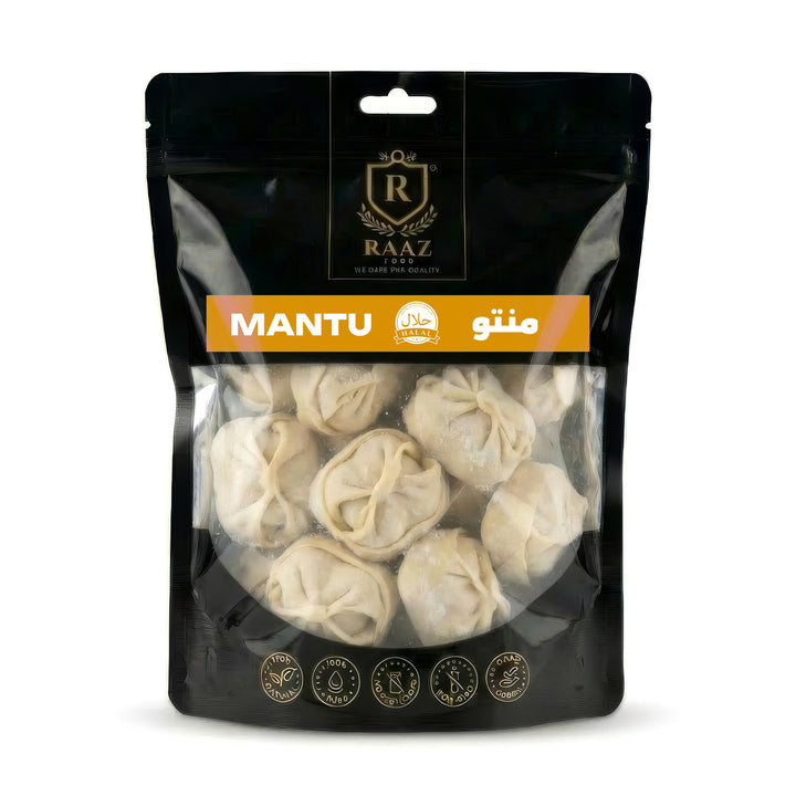 RAAZ Halal Mantu (Frozen) – 12 Pieces