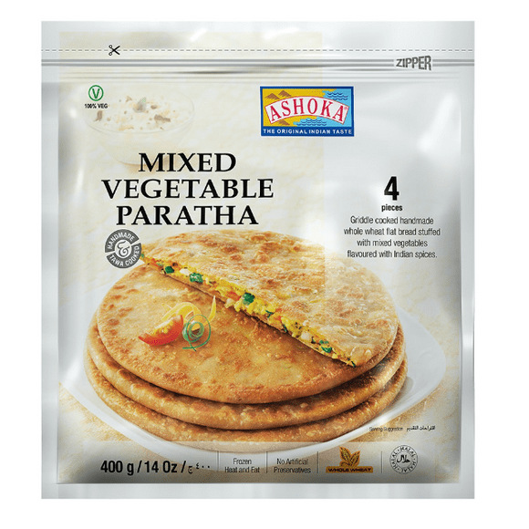 MIXED VEGETABLE PARATHA, MIXED VEGETABLE PARATHA