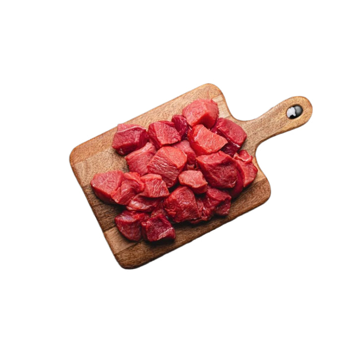 Halal Boneless Diced Lamb Leg 1lb