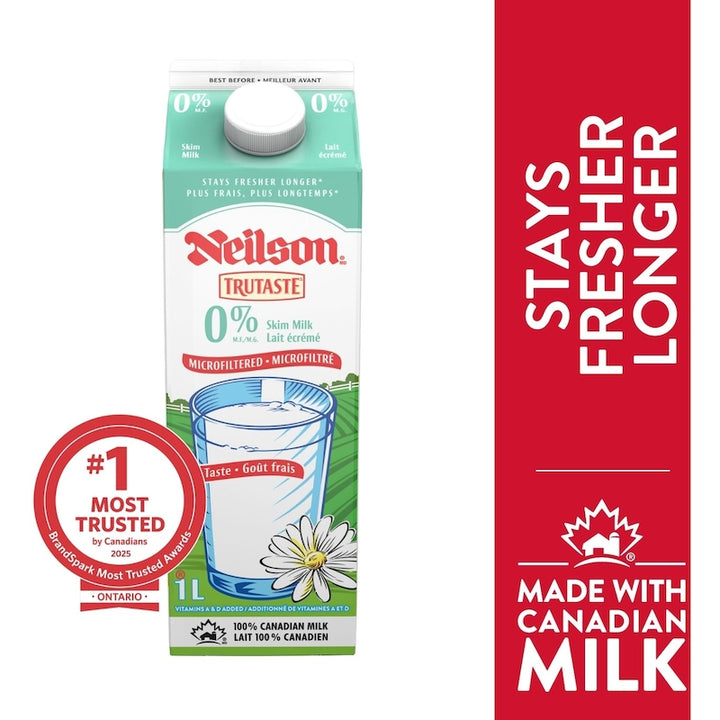 Neilson trutaste 0% skim milk  1L