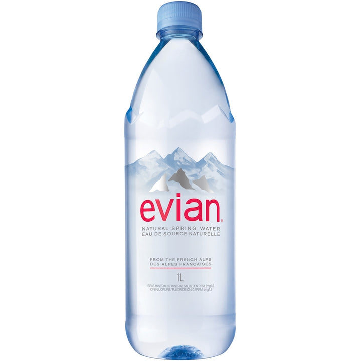 Evian Natural Spring Water 1L