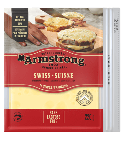 Armstrong slice swiss 220g