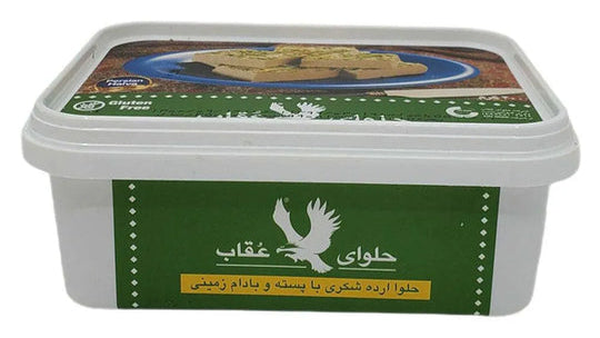 Oghab Tahini Halva with Pistachio and Peanut Topper 400 g
