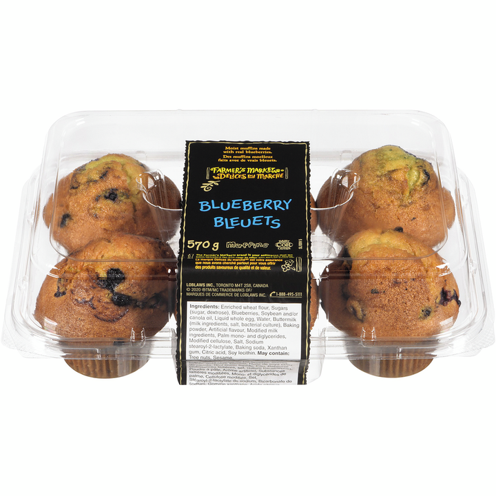 Blueberry Muffins (6-pack)