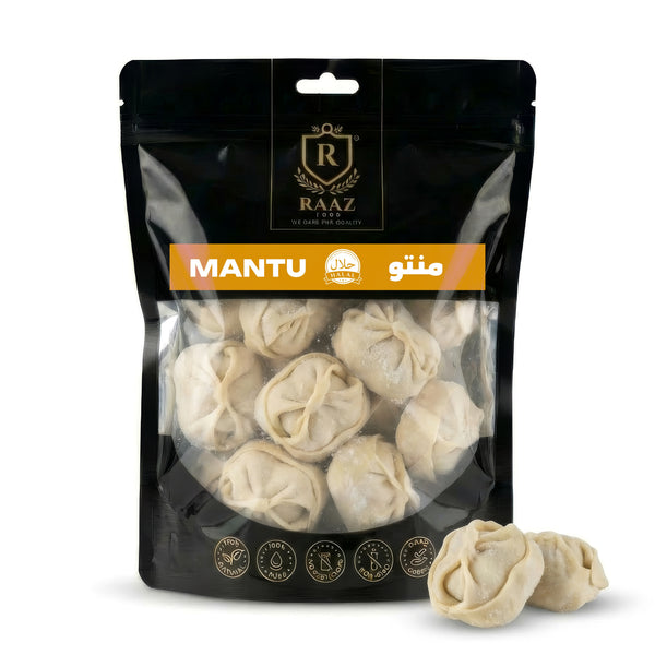 RAAZ Halal Mantu (Frozen) – 6 Pieces