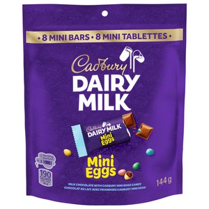 Dairy milk mini eggs bag 144g