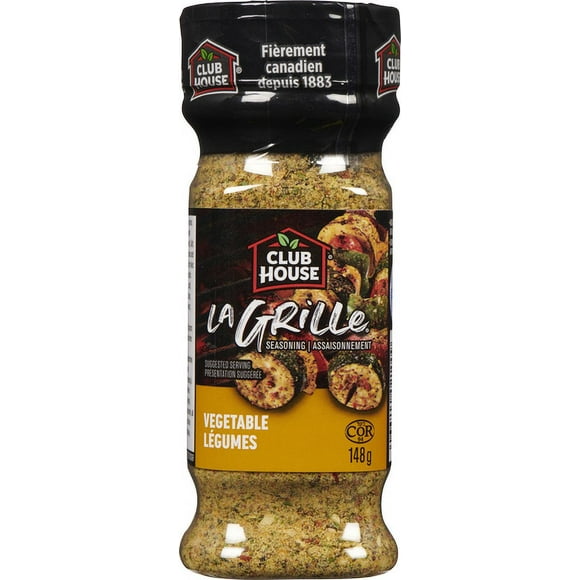 Club House La Grille Vegetable Seasoning, 148g, Hero of the Grill