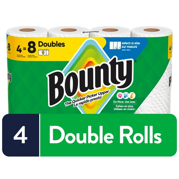 Bounty Select-A-Size Paper Towels 4 rolls