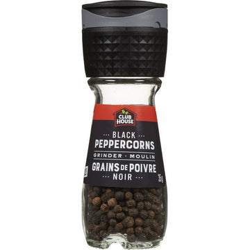 Grinder Black Peppercorns, Club House Grinder Black Peppercorns