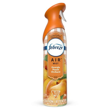 Febreze Air Mist Odor-Fighting Air Freshener Georgia Peach Orchard Aerosol Can, 250G