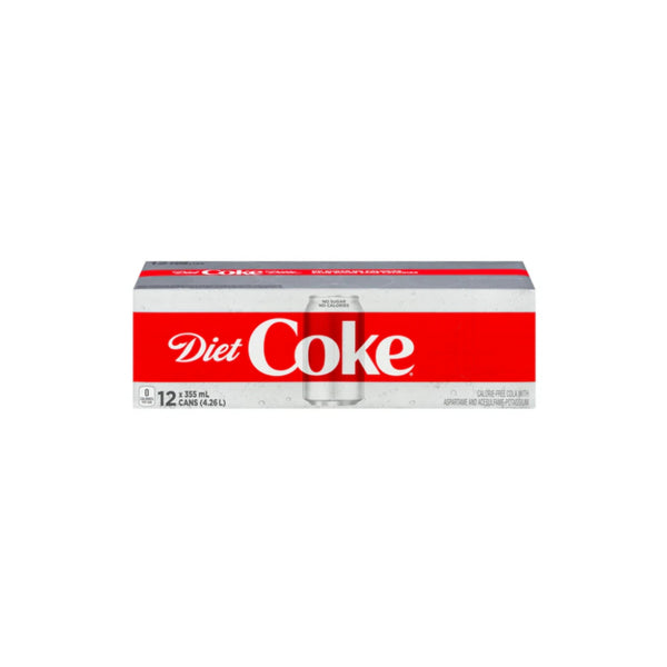 COCA COLA - COKE DIET CANS 12x355ML