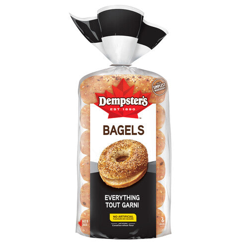 Dempster's everything bagels 450g