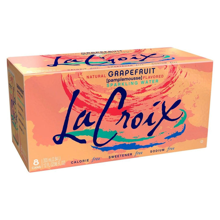 La Croix grapefruit sparkling water 8 x 335 ml