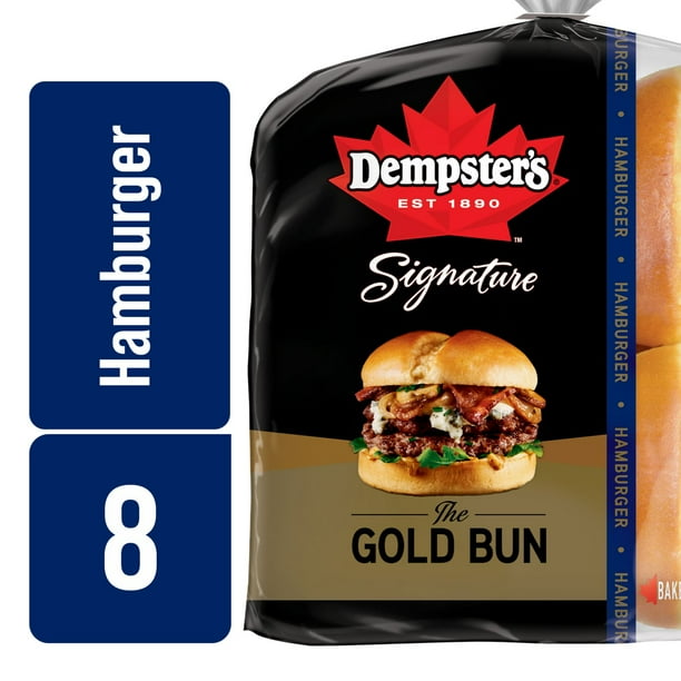 Dempster's gold bun  burger 8 per pack