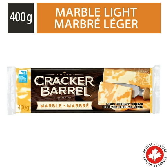 Cracker Barrel Marble Light Cheese Bar, 400g