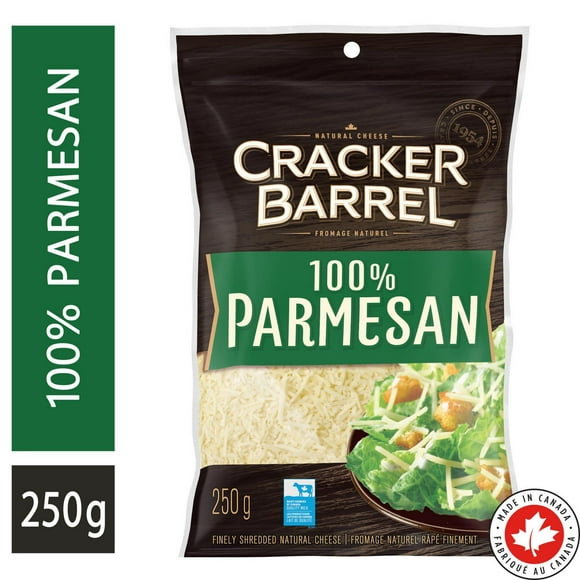 Cracker Barrel Parmesan Shredded Cheese, 250g