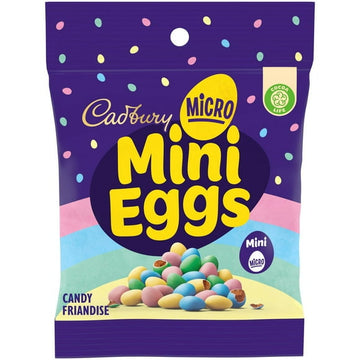 Cadbury Micro Mini Eggs, Chocolatey Candy Eggs, 90 g
