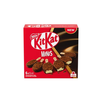 Frozen Dessert Mini Bars, Wafer-flavoured Frozen Dessert, Milk Chocolatey Shell With Crushed Wafer Pieces, Crafted In Canada, No Artificial Colours, Individually Wrapped, 330 mL