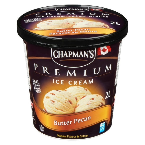 Chapman's Premium Butter Pecan Ice Cream in a Tub, 2L