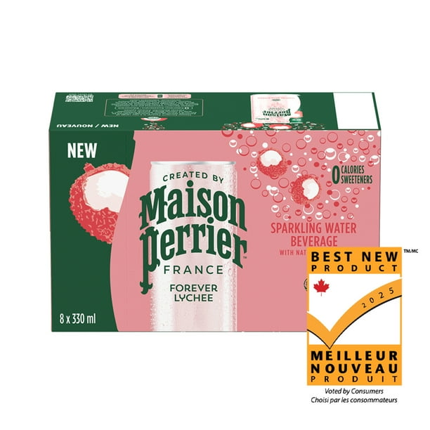 Maison Perrier  forever lychee sparking water 8 x 330 ml