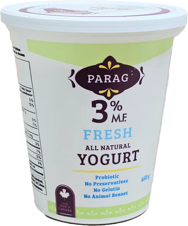 parag yogurt 3% 650g