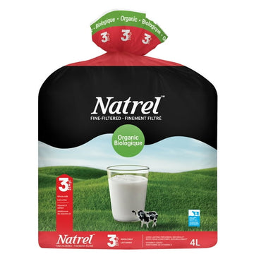 Natrel Organic Fine-filtered 3.8% Milk, 4 L