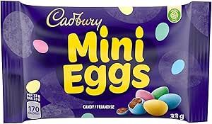 Cadbury Mini Eggs, Chocolatey Candy Eggs, 33 g