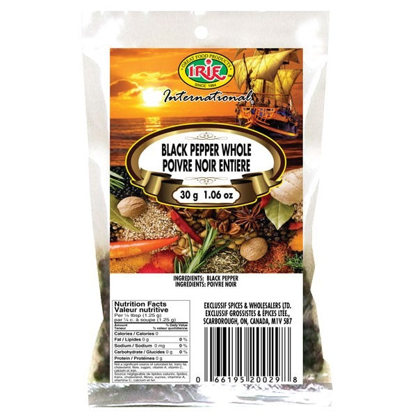 IRIE- Black Pepper Whole 30g