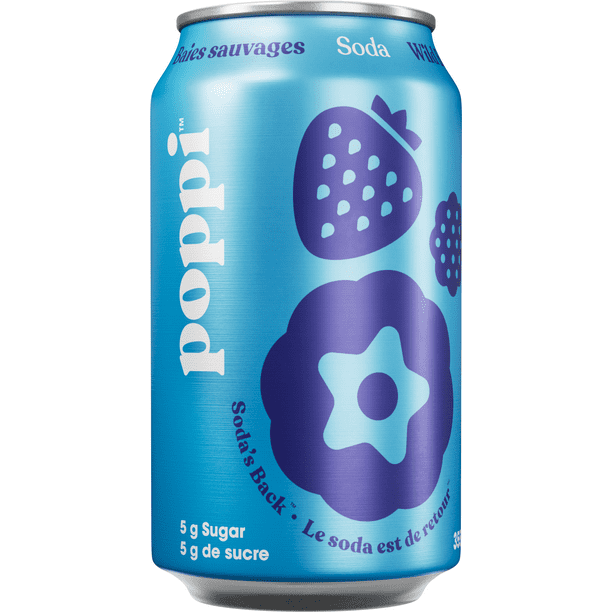Poppi Wild Berry 355mL
