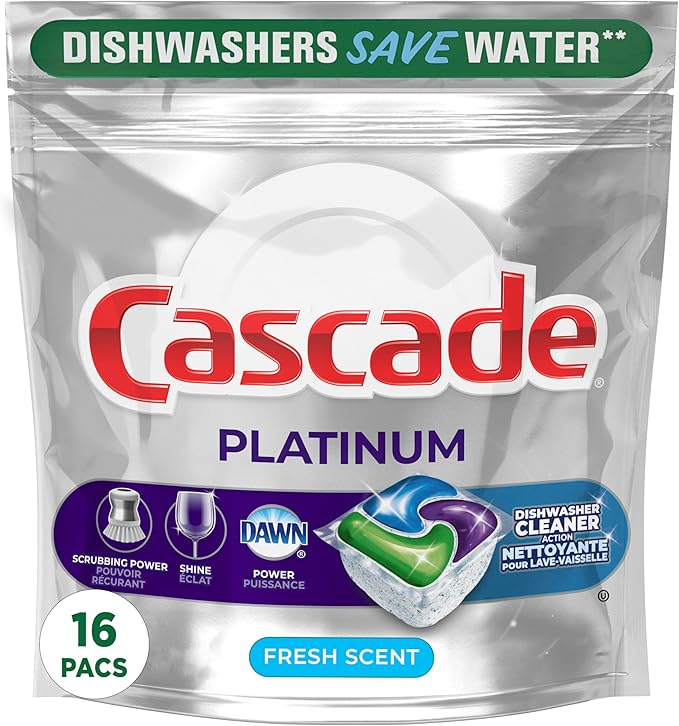 Cascade Platinum Dishwasher Pods