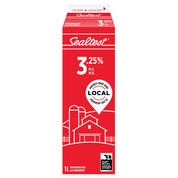 Sealtest Homogenized 3.25% Milk, 1 L