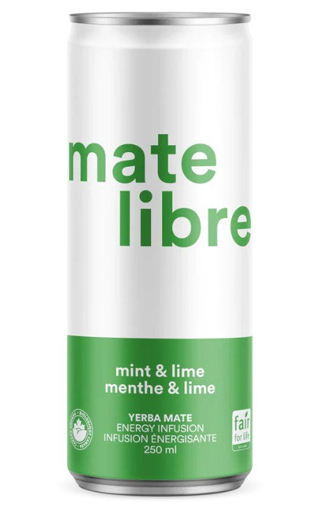 Mate Libre Energy Infusion MINT & LIME x 250ml
