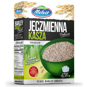 Melvit Pearl Barley Groats, 400g