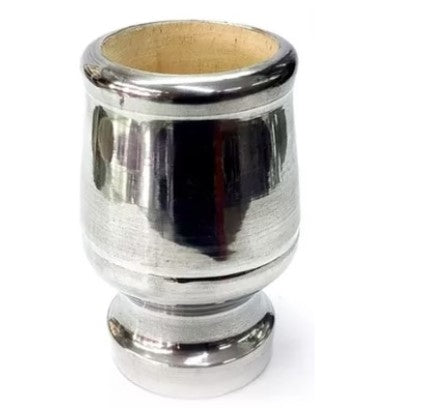 Aluminum-Covered Palo Blanco Mate Gourd (100 ml)