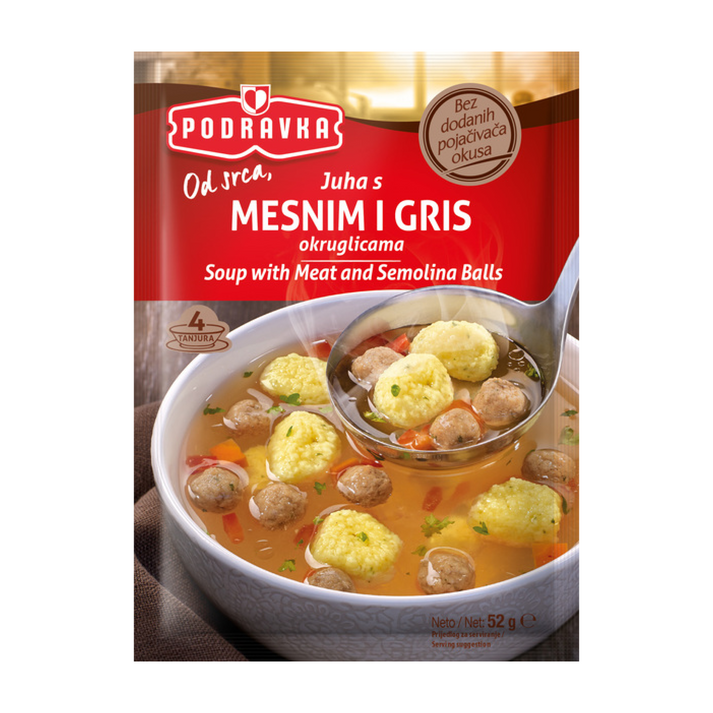 Podravka Semolina Dumpling Soup 58g