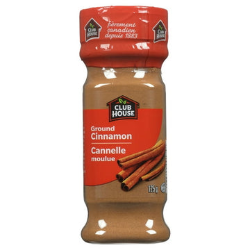 Club House, Quality Natural Herbs & Spices, Ground Cinnamon, 125g, 125 g