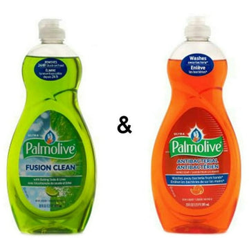 Ultra Dish Liquid Fusion & Lime 591Ml by Palmolive & Ultra Dish Liquid Orange - Antibacterial - 591Ml by Palmolive