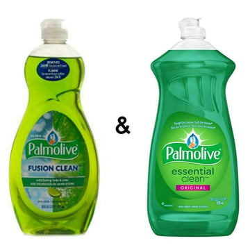Ultra Dish Liquid Fusion & Lime 591Ml by Palmolive & Essential Clean Dishwashing Liquid, Original, 828 ml by Palmolive