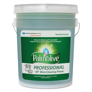 PALMOLIVE Professional Dishwashing Liquid, Dish Soap, Dish Liquid Soap, Phosphate Free, pH Balanced, Dishwasher Cleaner, 5 Gallon Bucket (Model Number: 204917)