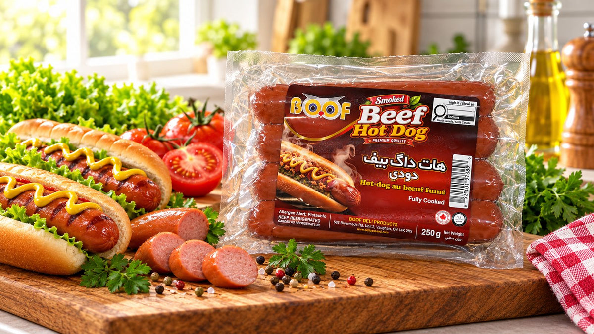 Boof Smoked Beef Hot Dog 250 g